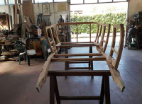 Scocca in legno per Fiat 