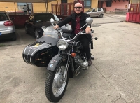 MOTO URAL IMS-8 con sidecar