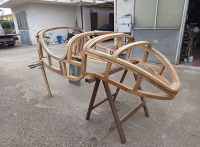 Scocca in legno per Balilla coppa d'oro